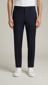 Pantalon Casual Selected Azul Electrico Hombre