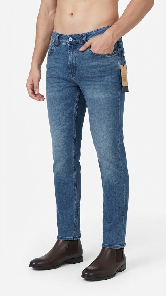 Jeans Denim Azul Claro Seleceted Hombre 9535