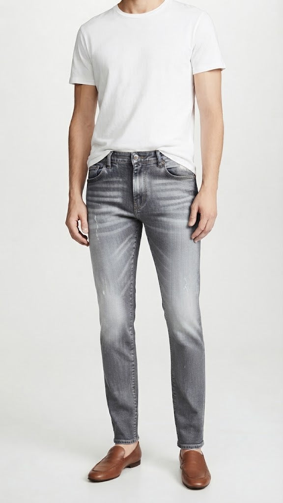 Jeans Denim Gris Selected Hombre 2601