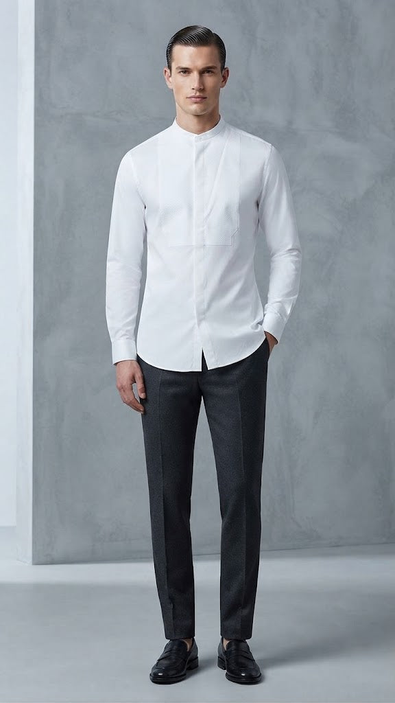 Camisa  Selected Blanco Hombre 4125