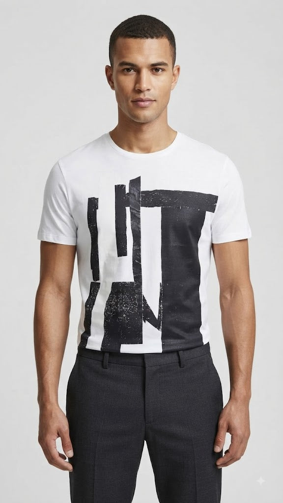 Polera Blanca Selected Hombre 2364