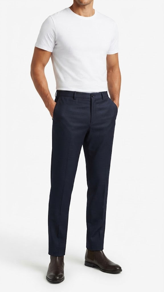 Pantalon  Selected Azul Electrico Hombre 1153