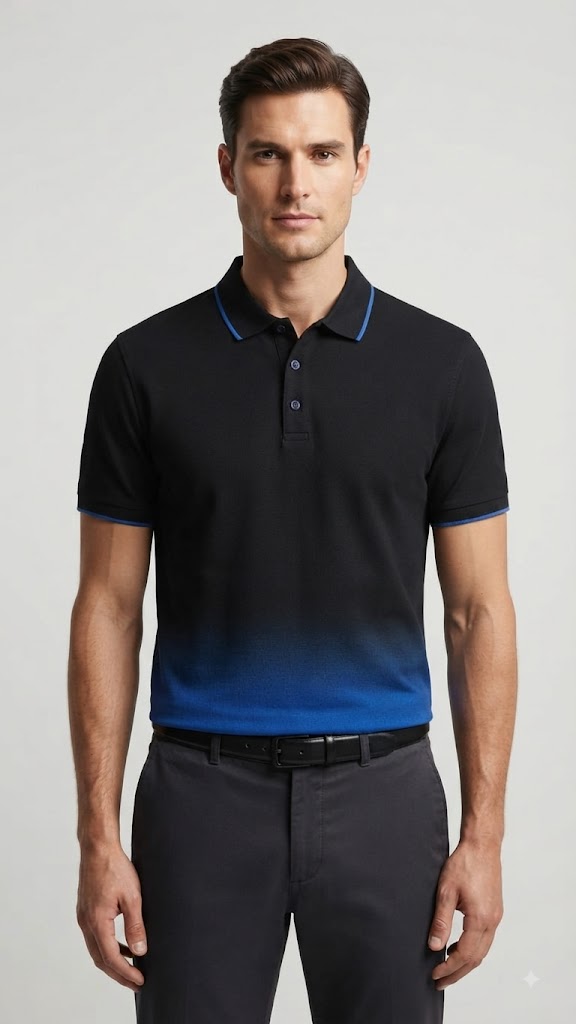 Polera Negra Selected Hombre 2692