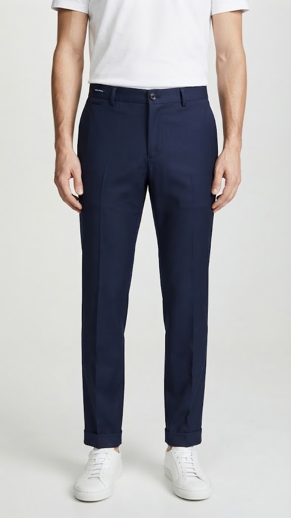 Pantalon Azul Marino Selected Hombre 4224