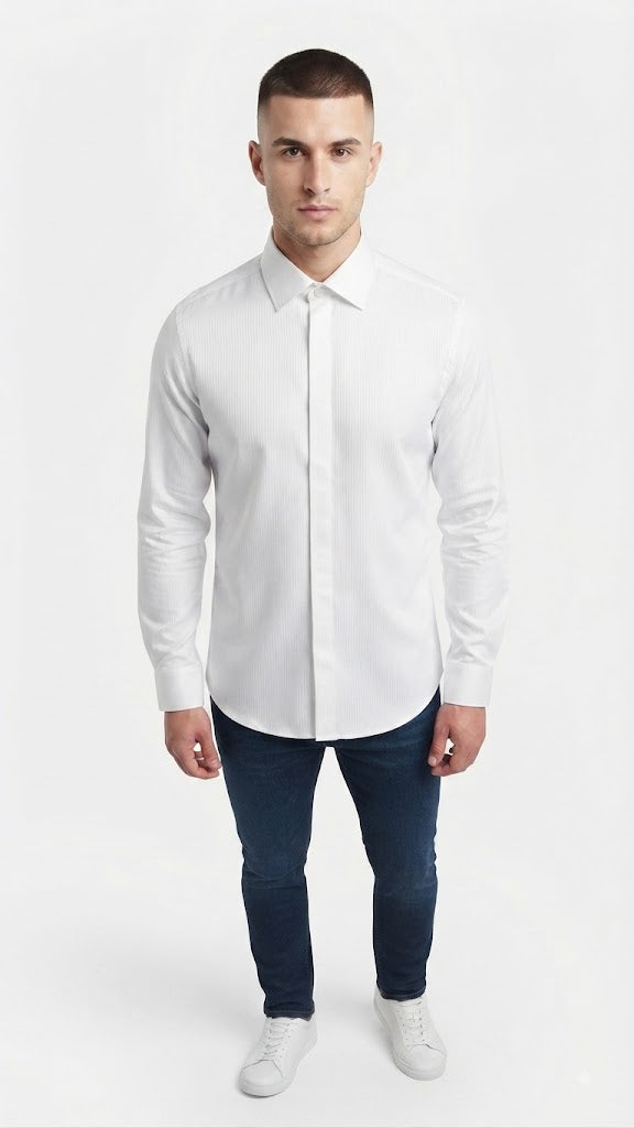 Camisa Blanca Selected Hombre 0406
