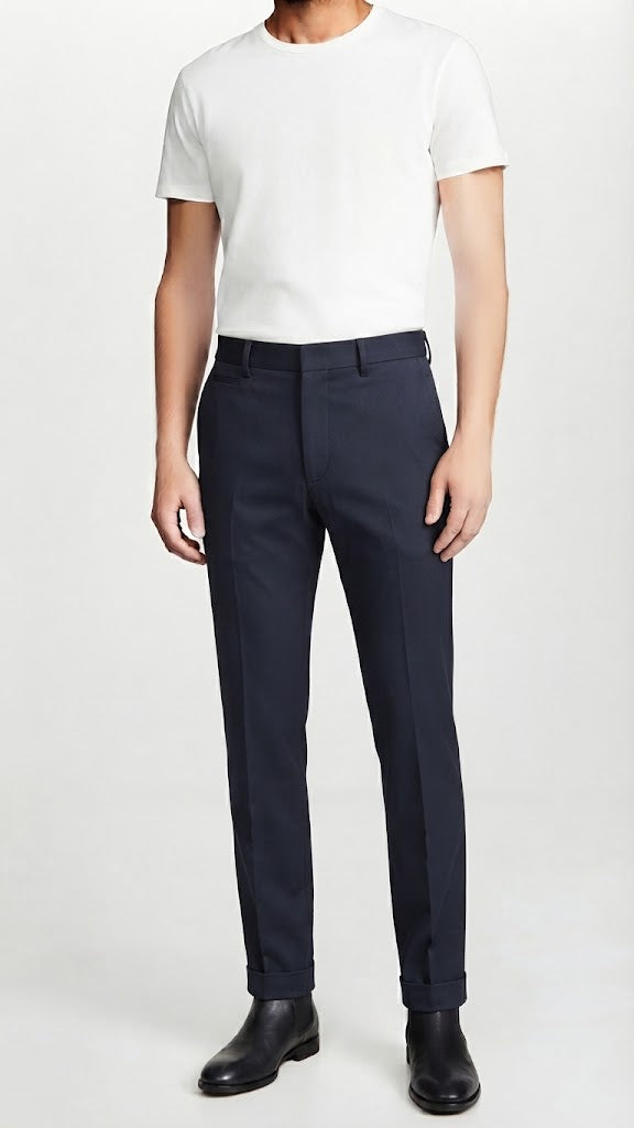 Pantalon Azul Marino Selected Hombre  9467