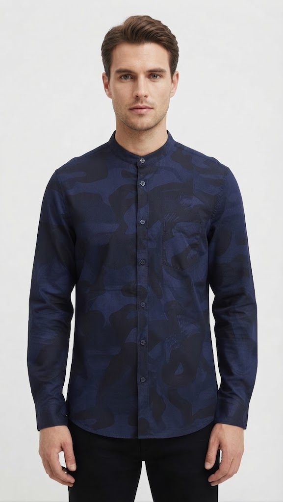 Camisa  Selected Azul Eléctrico Hombre 2430
