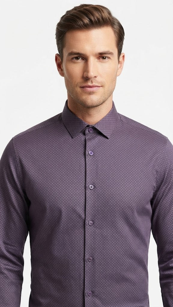 Camisa Azul Marino Selected Hombre 8961
