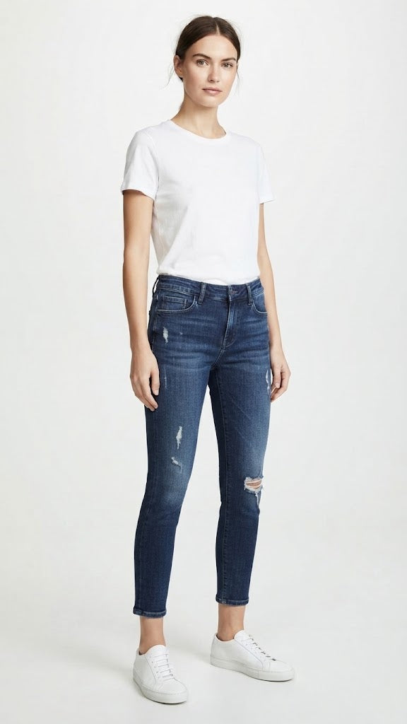 Jeans Denim Azul Oscuro Seleceted Mujer 0142