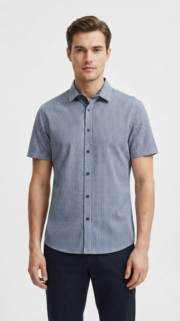Camisa Azul Oscuro Selected Hombre 2814