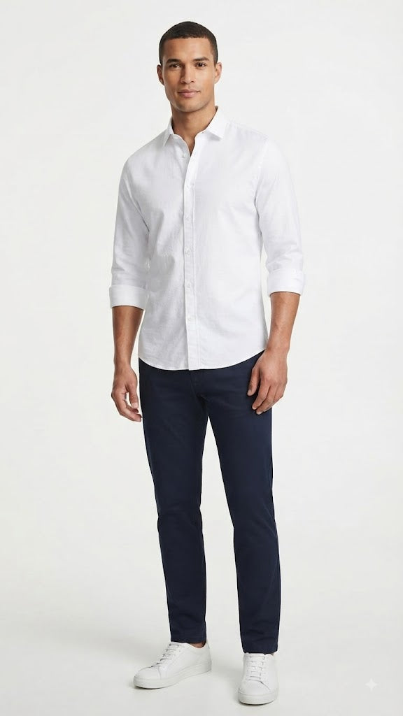 Camisa Blanca Selected Hombre 8088