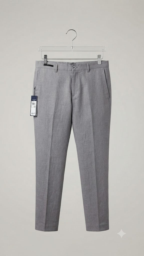 Pantalon Casual Selected Gris Hombre