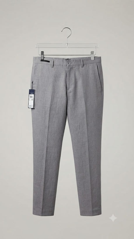Pantalon Casual Selected Gris Hombre