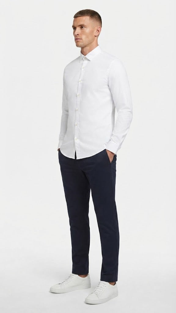 Camisa Blanca Selected Hombre 8736
