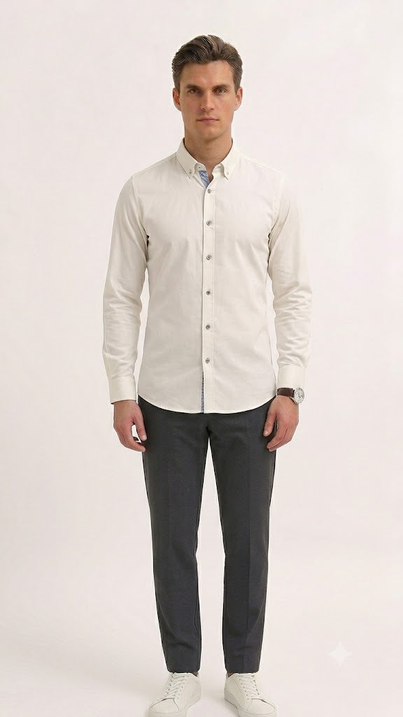 Camisa  Selected Blanca Hombre 5499