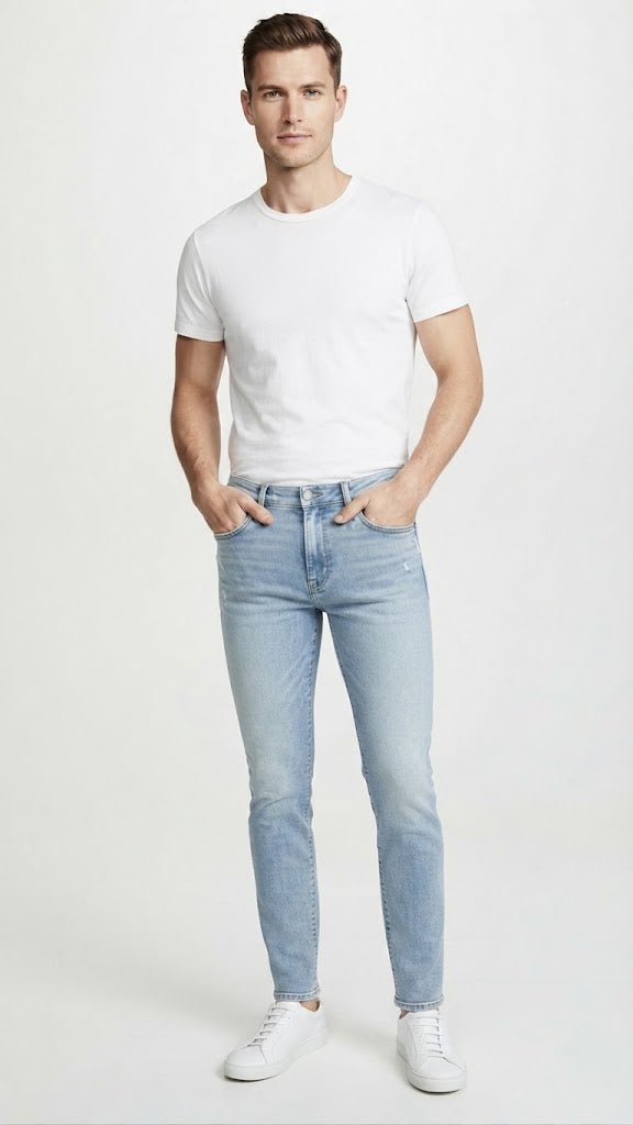 Jeans Denim Azul Claro Seleceted Hombre 1675
