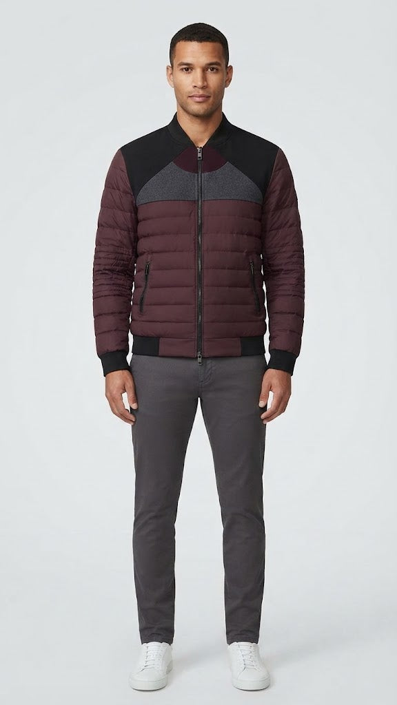 Chaueta Vino Tinto Selected hombre 3178