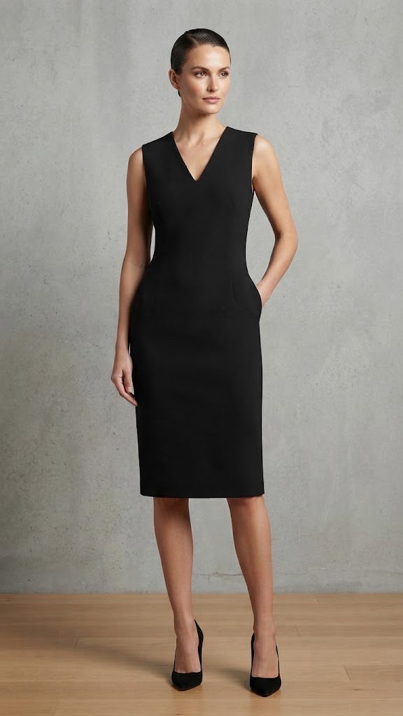 Vestido De Mujer Negro selected Mujer 9832