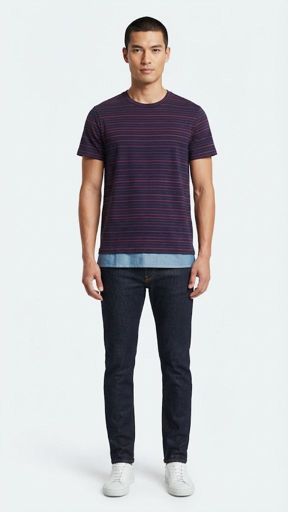 Polera Azul  Selected Mujer 2340