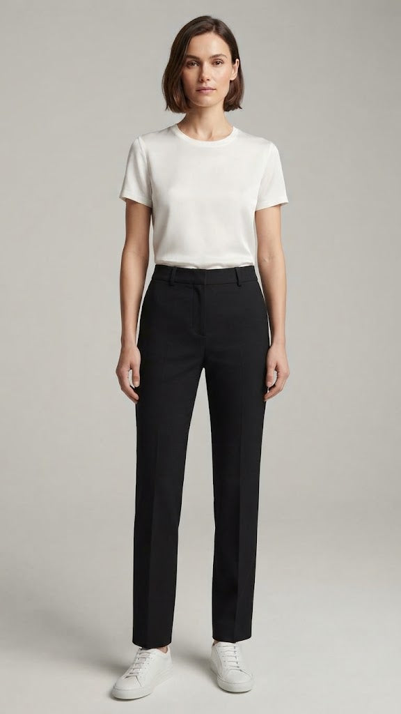 Pantalon Negro Selected Mujer 0322