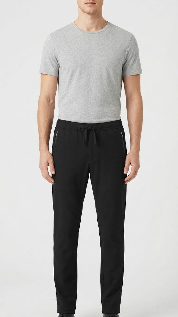 Pantalon Negro Selected Hombre 6147