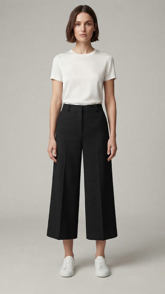 Pantalon Negro Selected Mujer 9369