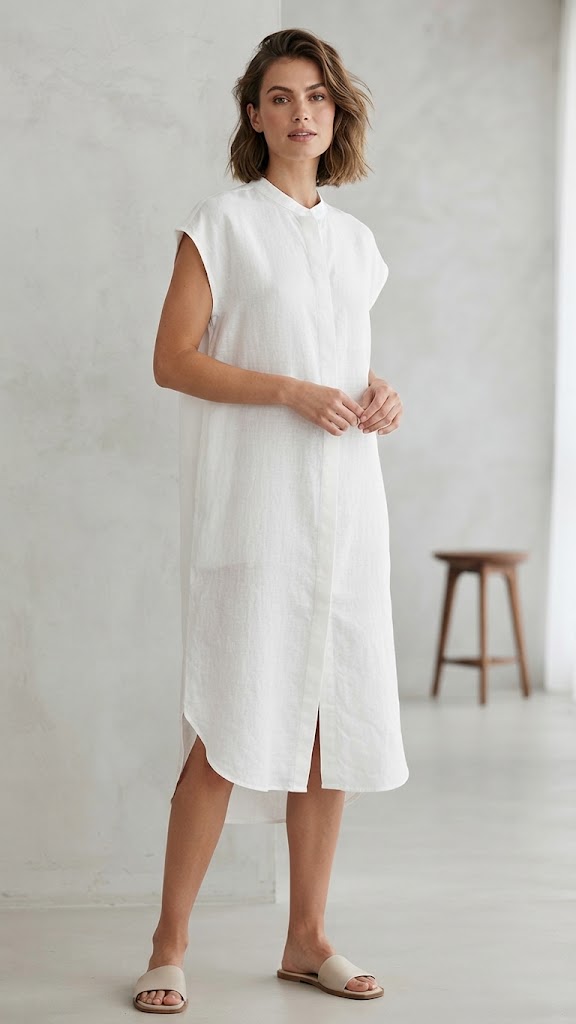 Vestido De Mujer Blanco selected Mujer 1590