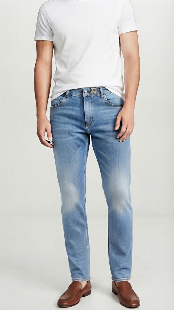 Jeans Denim Azul Medio Seleceted Hombre 7289