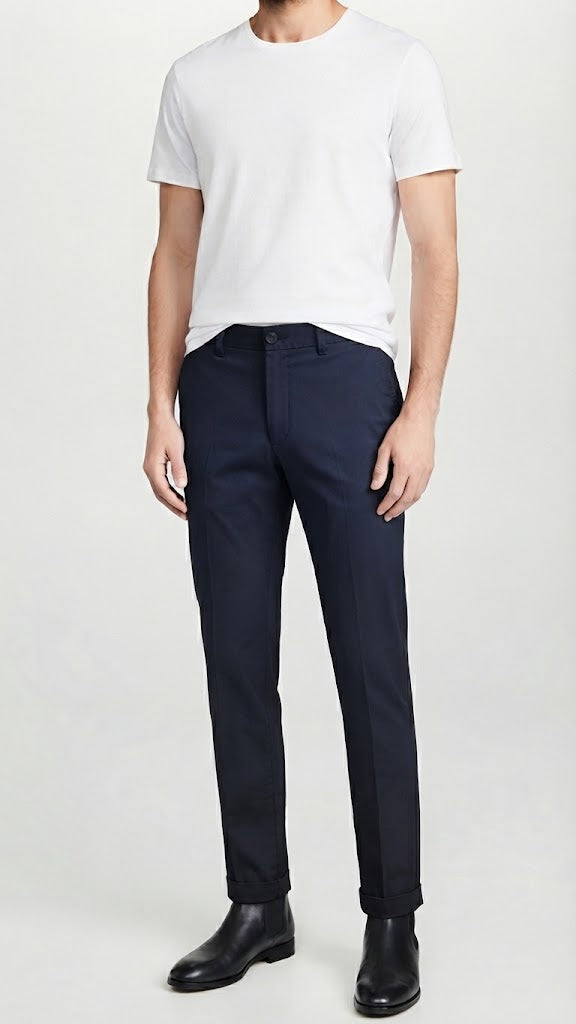 Pantalon Azul Profundo Selected Hombre 9174