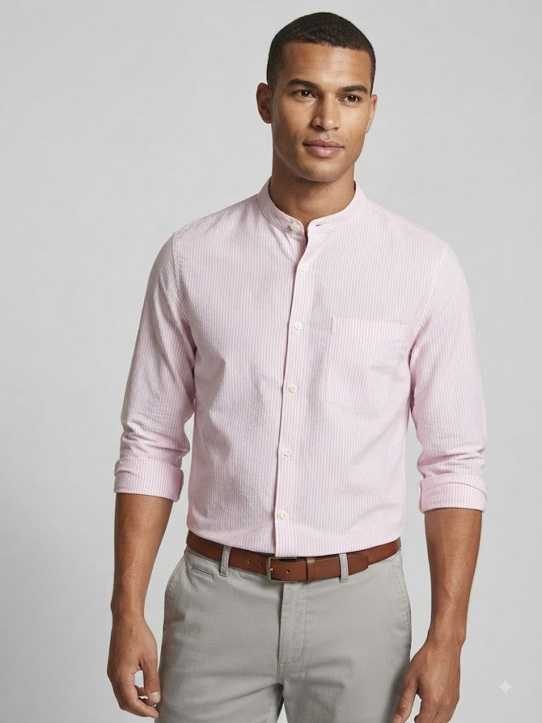 Camisa Rosa Selected Hombre 6931