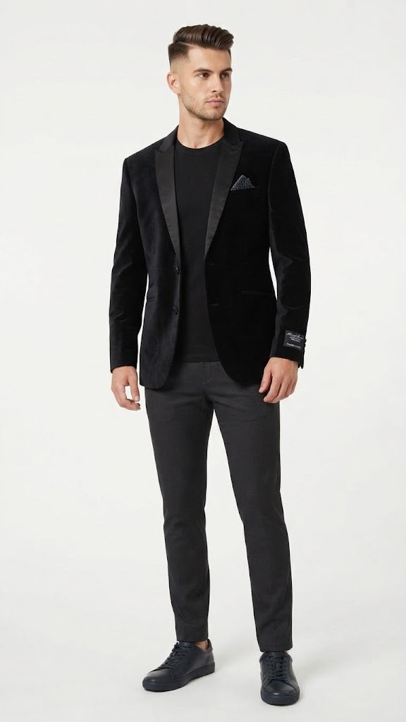 Blazer Negro Selected hombre 9838