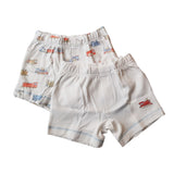 Boxer Babycottons Trail Set X2 Azul Rojo