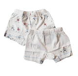Boxer Football Set X2 Blanco Azulino