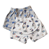 Boxer Babycottons Diggers Set X2 Blanco Azul