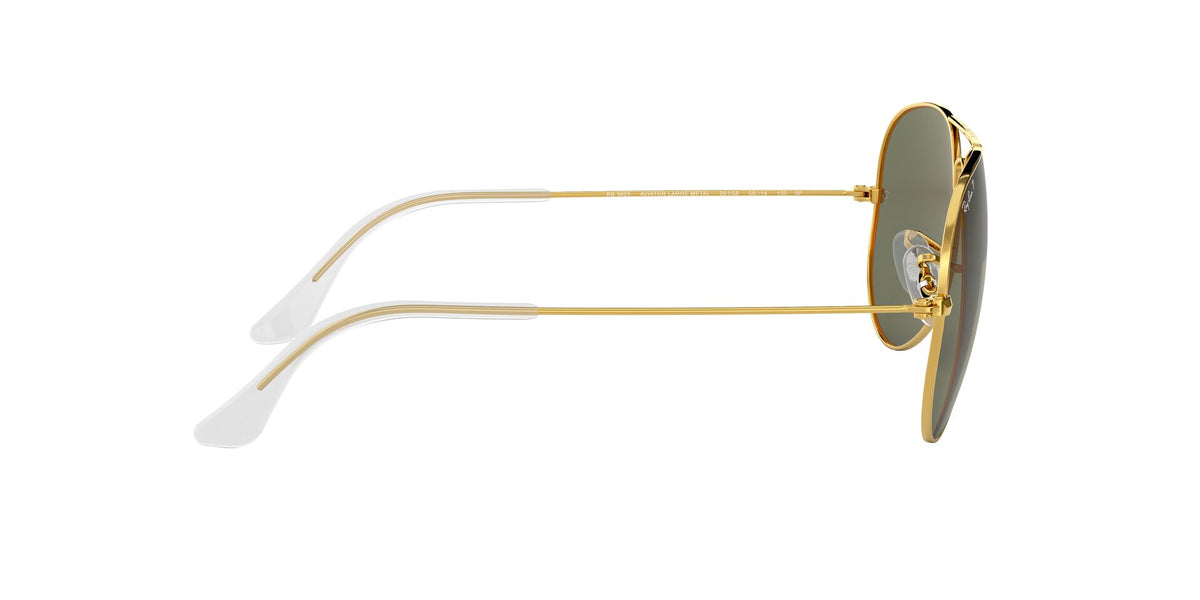 RAY BAN Aviator Pequeño Metal Polarizado RB30250015855 Polarizado Unisex