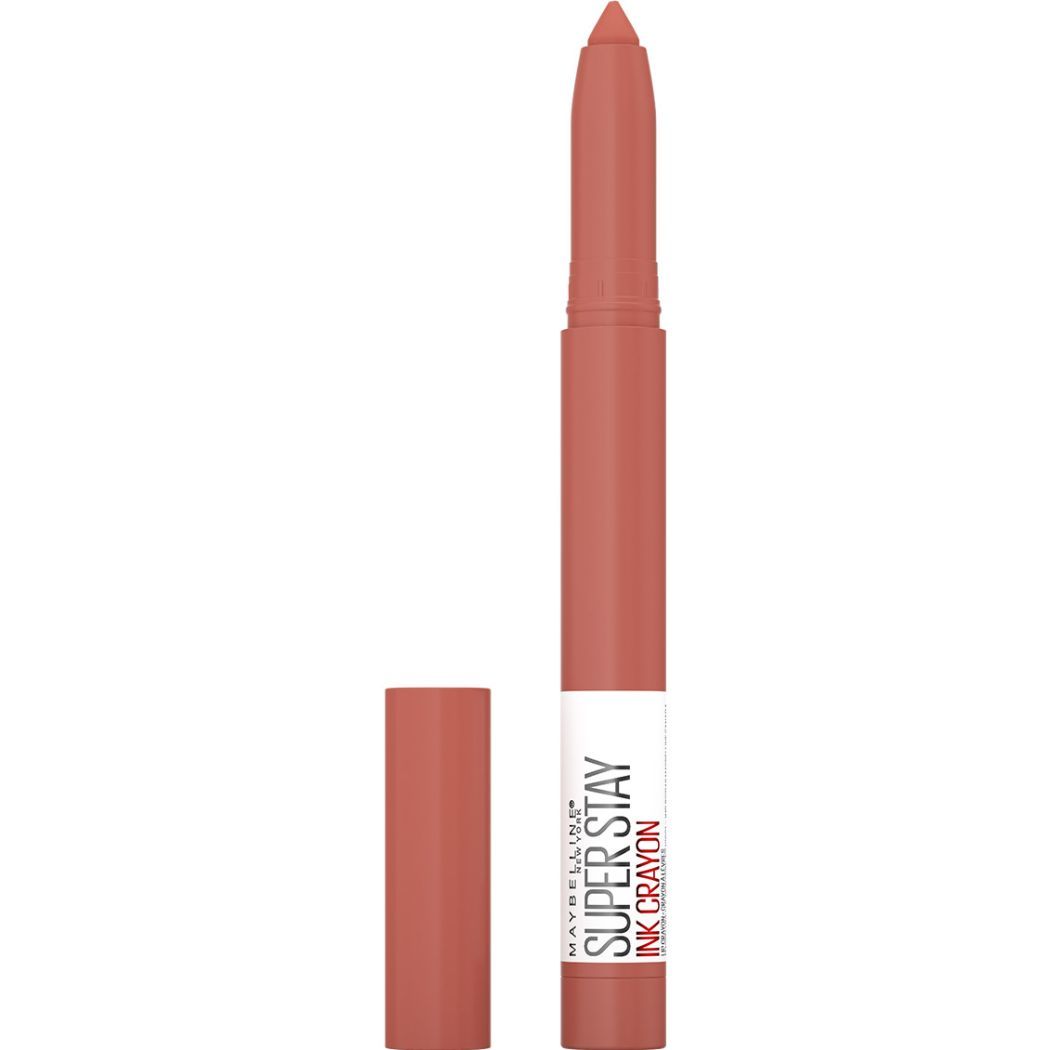 Labial Super Stay Ink Crayon 100 Reach The High Maybelline