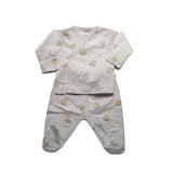 Set Babycottons Charlie Rabbit Blanco Celeste
