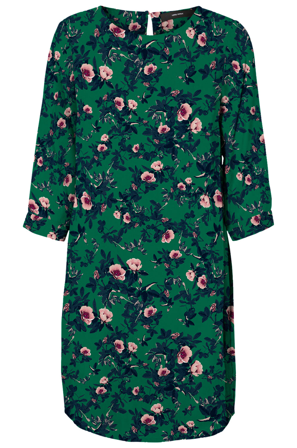 Vestido Corto Estampado Vmgabby 3/4 Estampado Floral