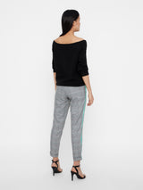 Pantalon Vmmaya Mr Loose Estampado de Recuadros