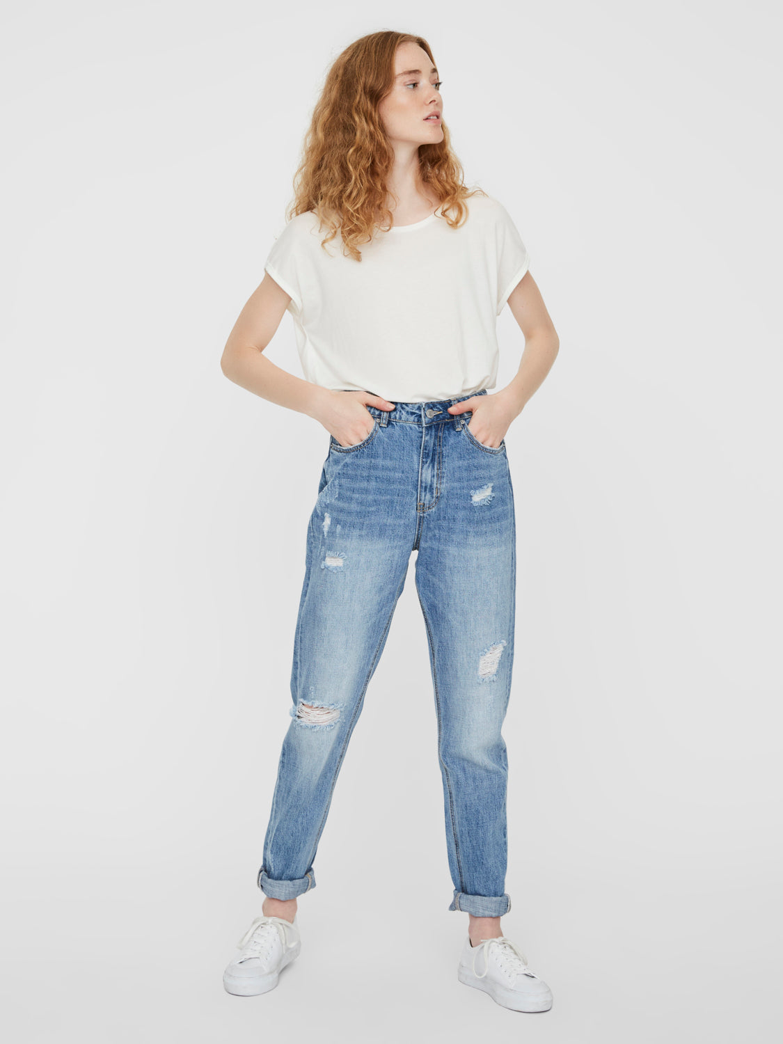 Jeans Vmjoana Hr Reg Tap