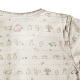 Enterito Babycottons Footie En las maderas Niña Blanco- Rosa