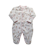 Enterito Babycottons Footie Basic  at the Park Blanco Rosa
