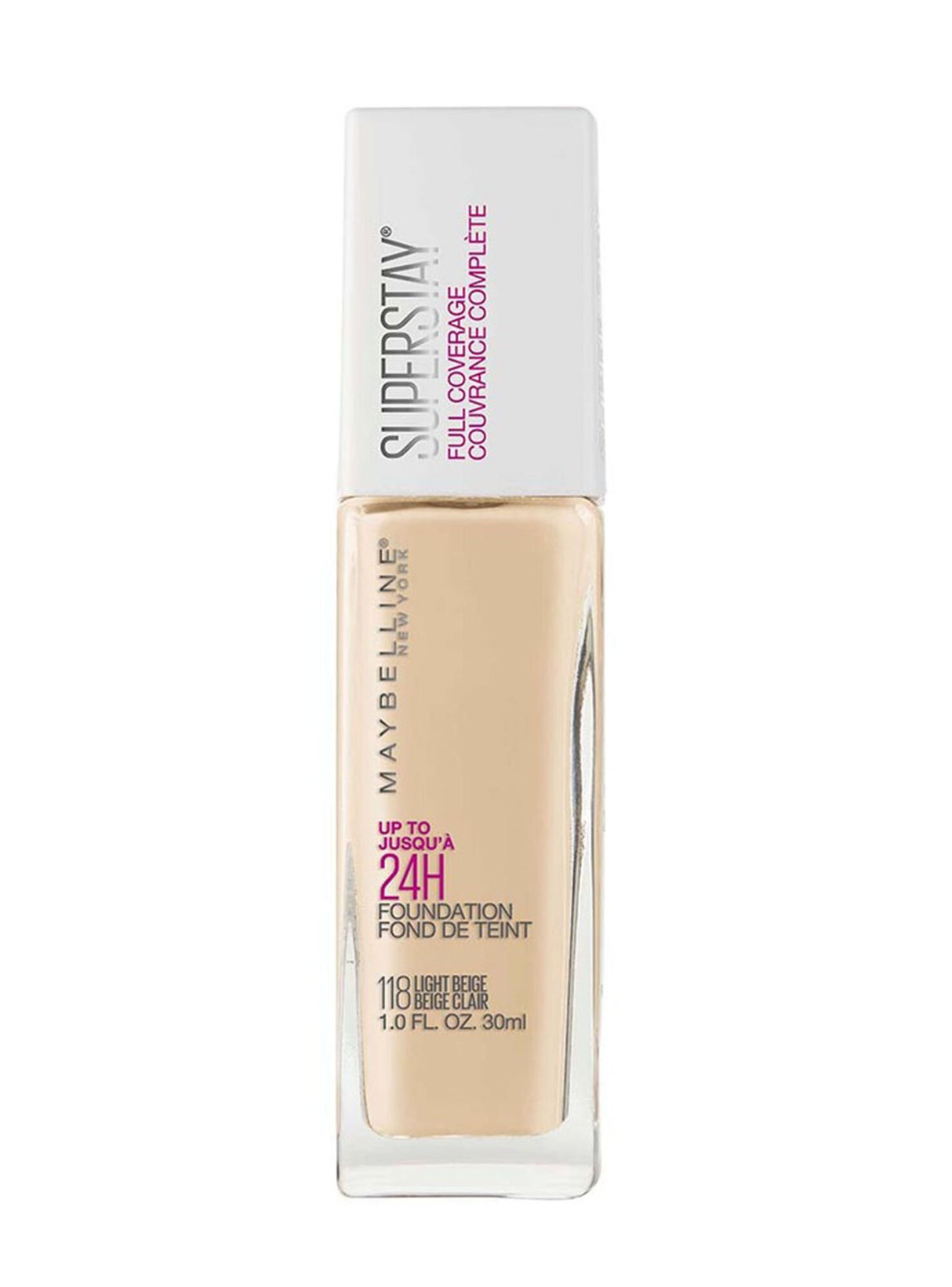 Base De Maquillaje Superstay 24 Horas Alta Cobertura 118 Light Beige Maybelline