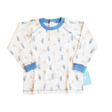 Pijama Babycottons Detective Blanco Azul