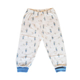 Pijama Babycottons Detective Blanco Azul