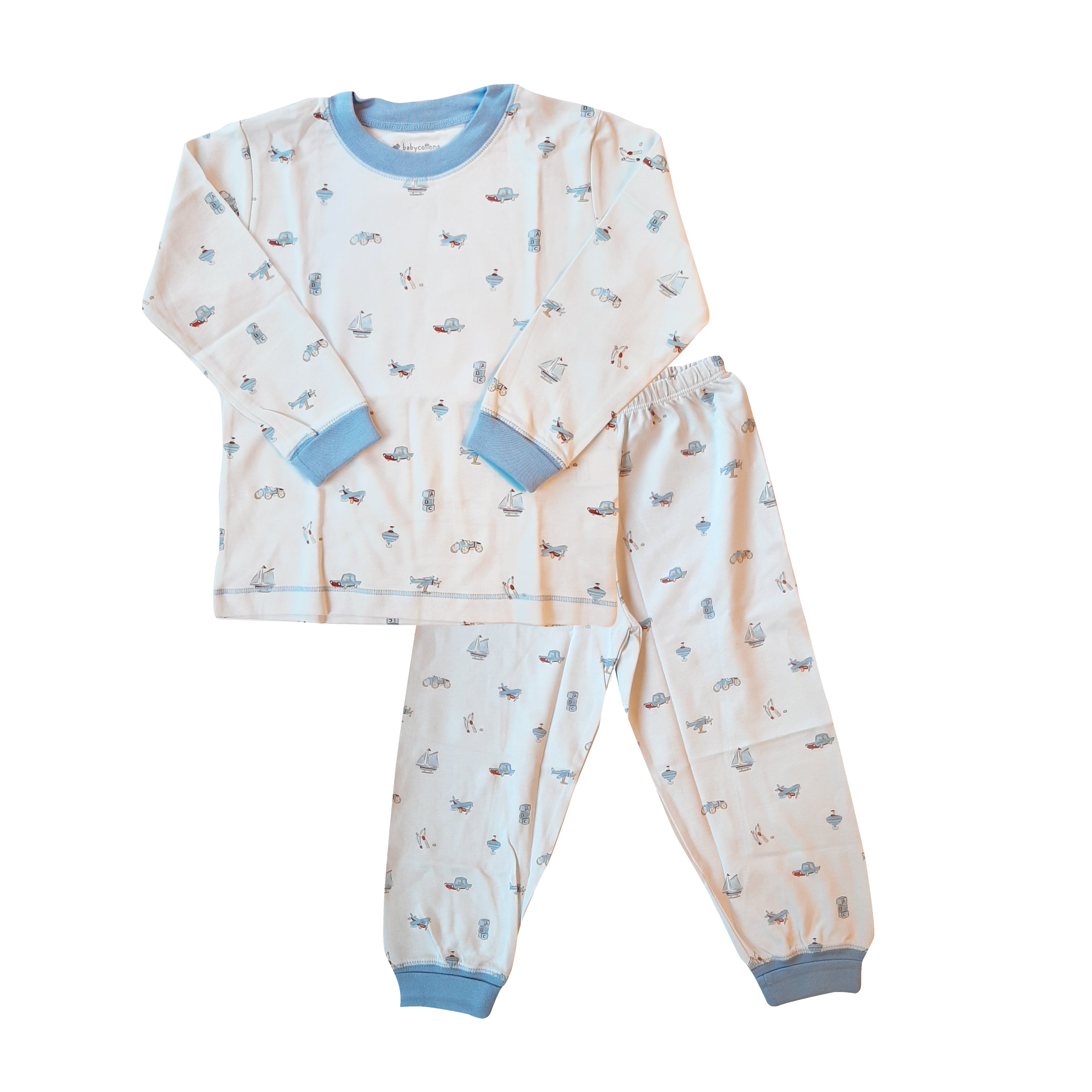Pijama Babycottons Playtime Celeste