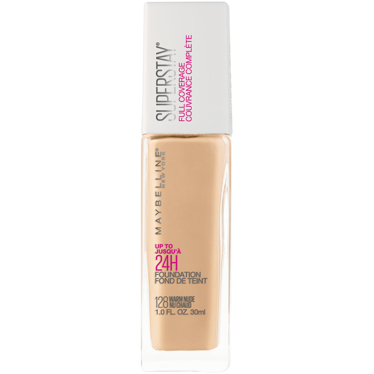 Base De Maquillaje Superstay 24 Horas Alta Cobertura 128 Warm Nude Maybelline