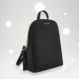Cartera Michael Kors CINDY Backpack Leather Lg BlackColor BLACK