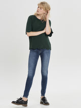 Pantalon Jeans Onlcorin Mid Waist