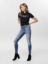 Jeans Onlblush Mid Sk Ankle Raw
